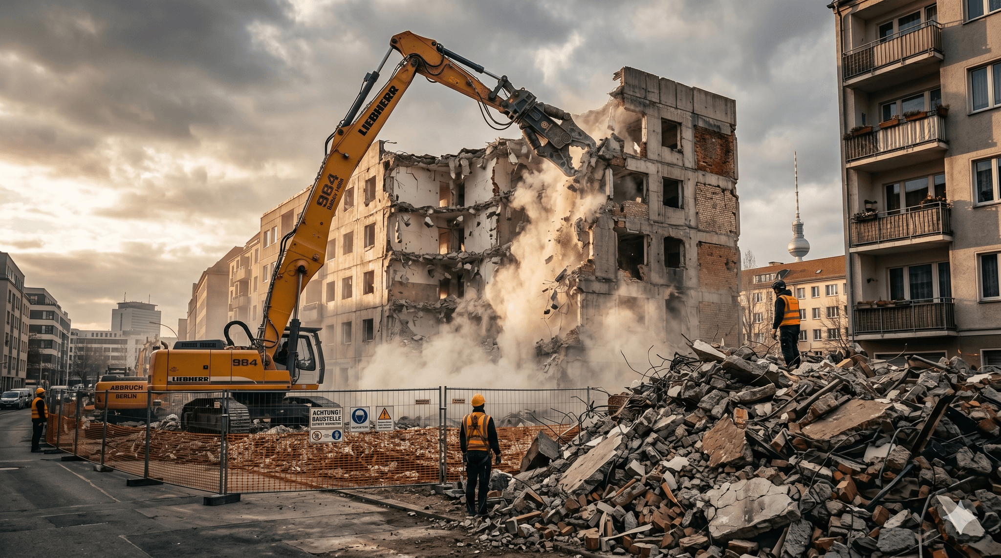 Professioneller Gebäudeabbruch in Berlin